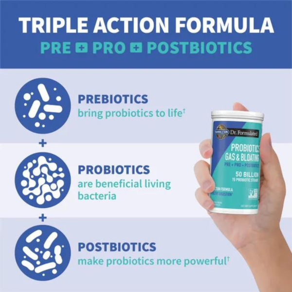 Garden of Life D.F. Probiotics Gas & Bloating 50B Capsules (30 count) #10084919 For Discount - Image 5