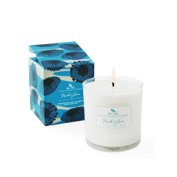 Soap & Paper Factory North Shore Large Soy Candle (9.5 oz) #10084879 For Sale