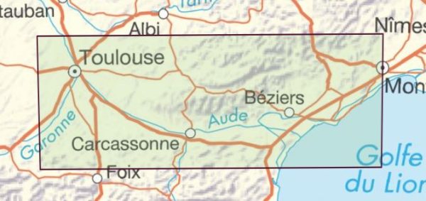 Detailed map - Canal du Midi, from Toulouse to the Etang de Thau | IGN Online Hot Sale - Image 3