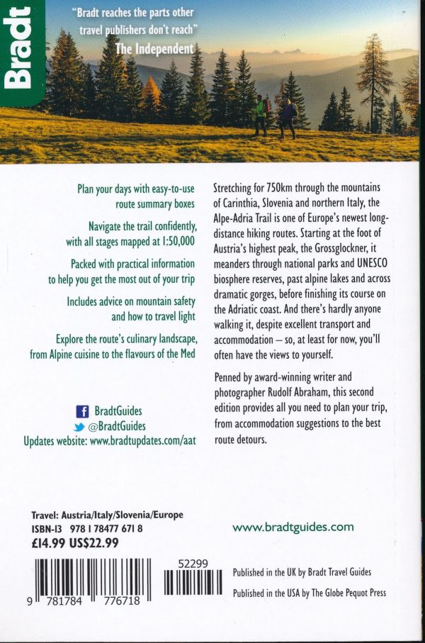 Travel guide - Alpe - Adria Trail: From Alps to Adriatic | Bradt on Sale - Image 3