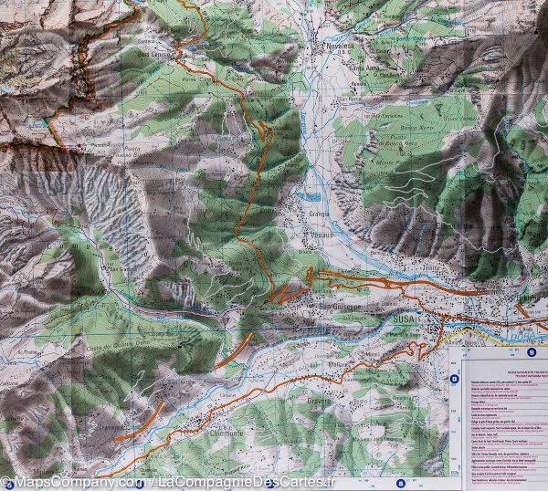Top 25 map # 3634 OTR (Resistant) - Val Cenis & Charbonnel (Alps) | IGN For Cheap - Image 5