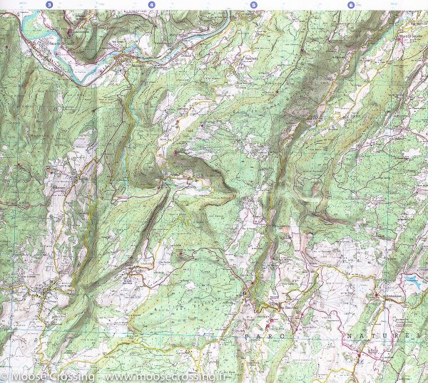 Top 25 map # 3328 OT - Snow Crêt, Oyonnax & Lesex (High Jura PNR) | IGN Online Hot Sale - Image 4