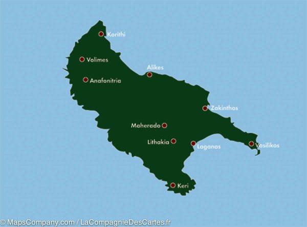 Detailed map - Island of Zakinthos (Greece) | Freytag & Berndt Supply - Image 3