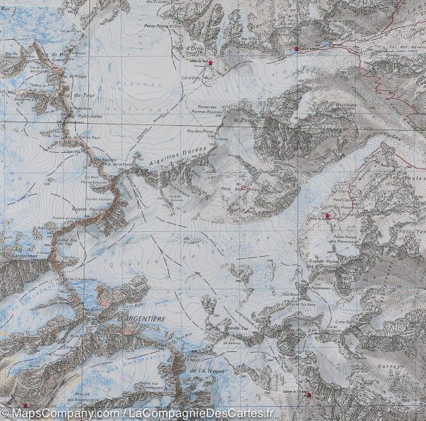 Top 25 map # 3630 OT - Chamonix & Mount of Mont Blanc (Alps) | IGN Cheap - Image 5