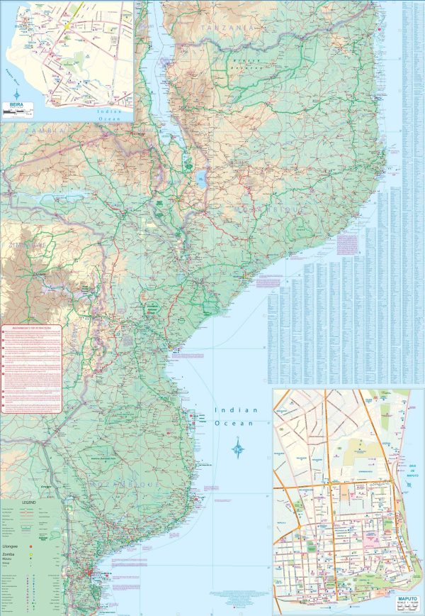 Travel map - Malawi & Mozambique | ITM Cheap - Image 4