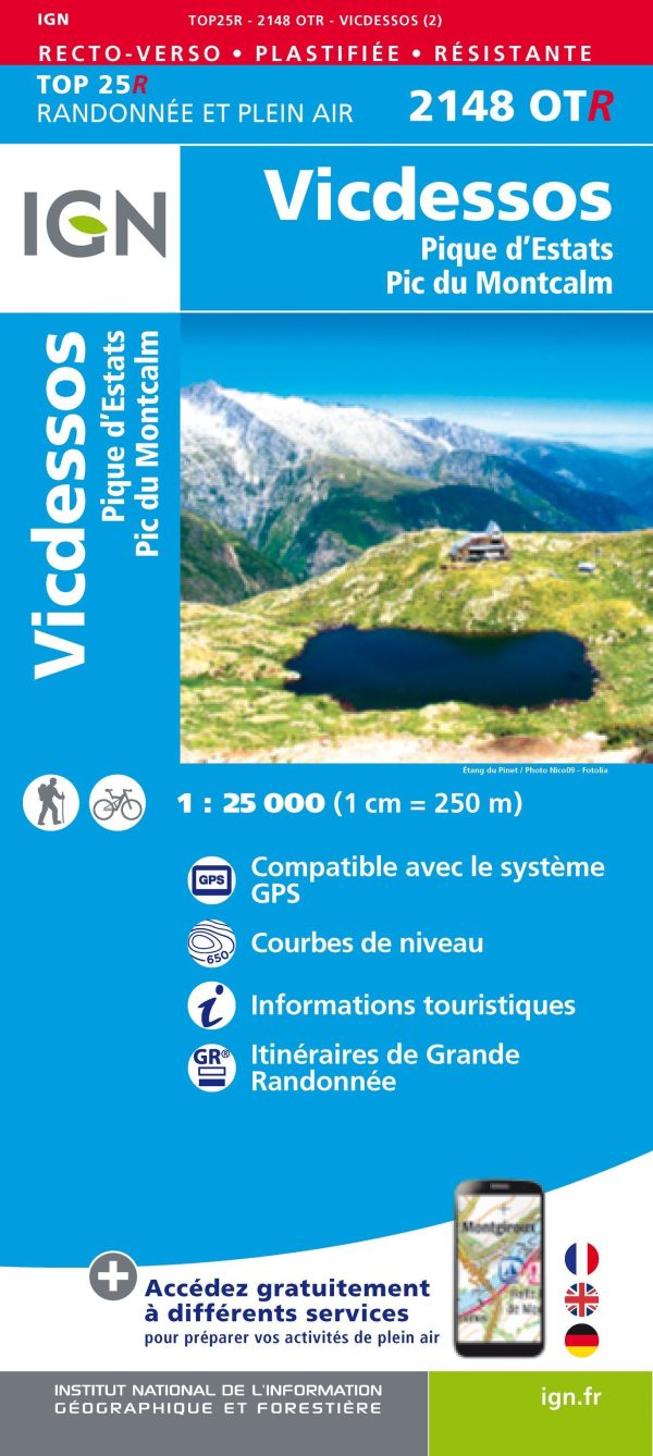 Top 25 map # 2148 OTR (Resistant) - Vicdessos, Pic Estats & Peak of Montcalm (Pyrenees) | IGN Sale