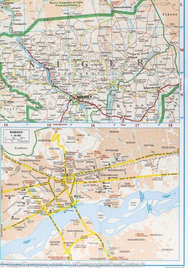 Geographical map - Mali | Gizi Map For Cheap - Image 3