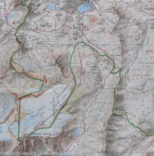 Top 25 map # 3633 ET - Tignes, Val Isère, Upper Maurienne (Vanoise PN) | IGN on Sale - Image 4