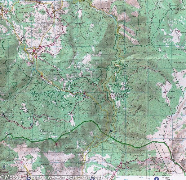 Top 25 map # 2248 ET - Axat, Querigut & Gorges de l Aude (Pyrenees) | IGN Online Sale - Image 4
