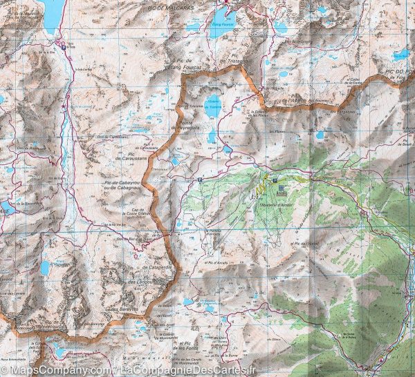 Top 25 map # 2148 OTR (Resistant) - Vicdessos, Pic Estats & Peak of Montcalm (Pyrenees) | IGN Sale - Image 4