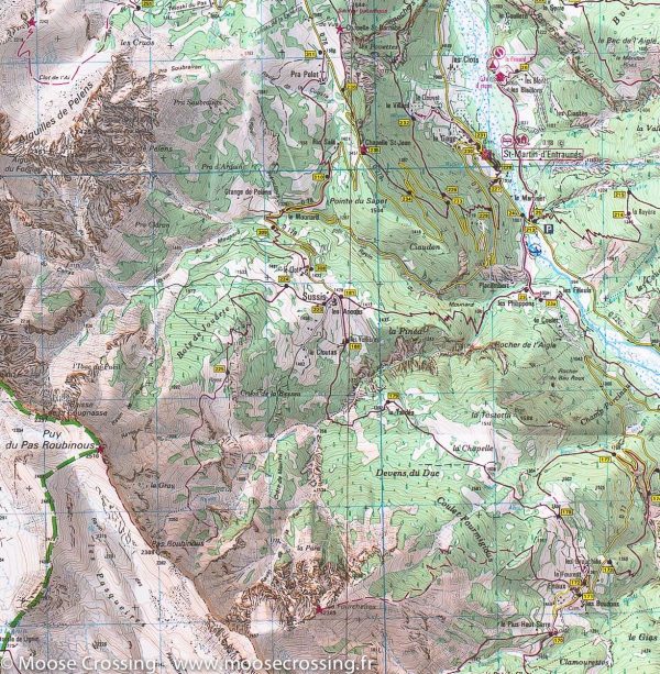 Top 25 map # 3540 ET - High Valley Var, Gorges de Daliis (Mercantour PNR, Alps) | IGN Fashion - Image 5
