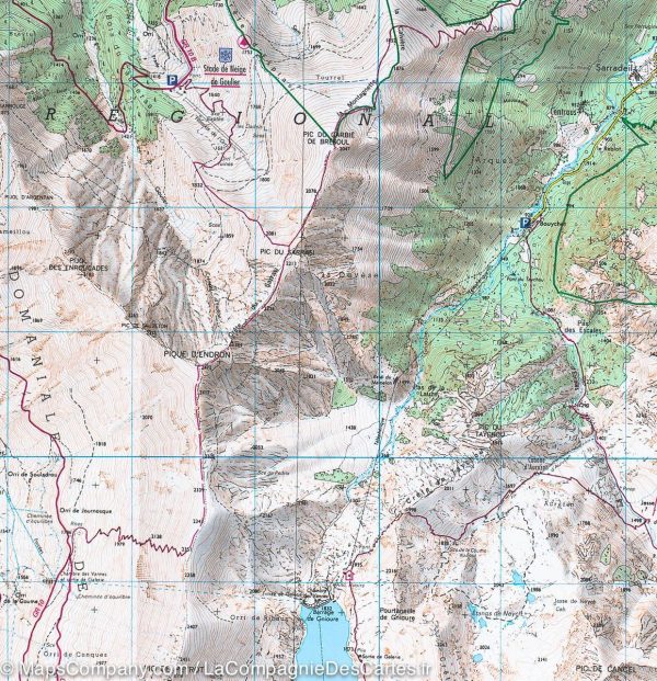 Top 25 map # 2148 OTR (Resistant) - Vicdessos, Pic Estats & Peak of Montcalm (Pyrenees) | IGN Sale - Image 3