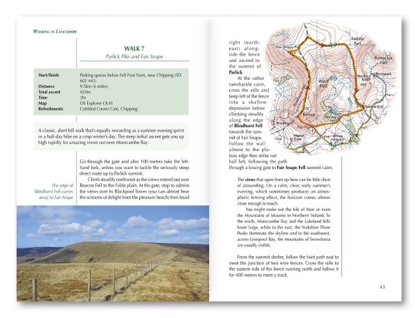 Walking guide (in English) - Lancashire, 40 walks throughout the county including the Forest of Bowland and Ribble Valley | Cicerone Supply - Image 5